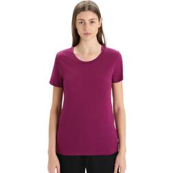 Icebreaker Merino Women's Standard Tech Lite II Short Sleeve Tee, Go Berry