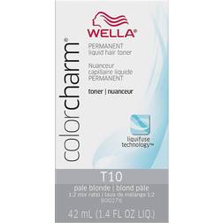 Wella ColorCharm Permanent Liquid Toner T10 Pale Blonde 1.4fl oz