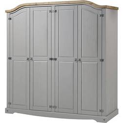 Mercers Furniture Corona Grey Kleiderschrank 191x190cm