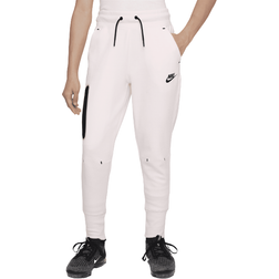 Nike Girl's Sportwear Tech Fleece Pants - Pearl Pink/Black