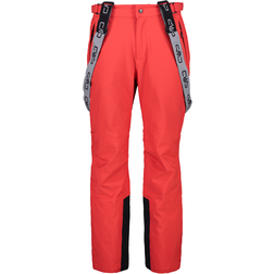 CMP Men's Stretch Flat Ski Pants - Ferrari