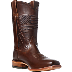 Ariat Circuit Patriot Square Toe Western - Bar Top Brown