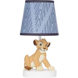 Lambs & Ivy Disney Baby Lion King Adventure Blue with Shade Bulb Simba Night Light