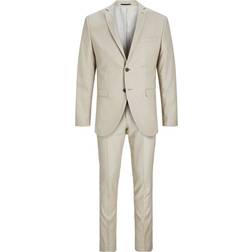 Jack & Jones Solaris Super Slim Fit Suit - Grey/Pure Cashmere