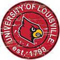 Fan Creations "Louisville Cardinals 23.5" Distressed Round Sign"