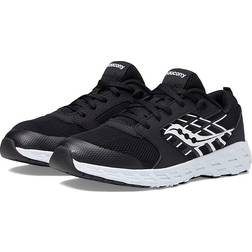 Saucony Wind 2.0 Running Shoes Boys Black White