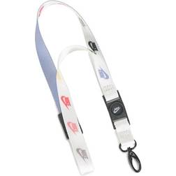 Nike Premium Allover Graphic Print Lanyard White