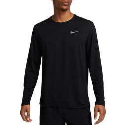 Nike Men's Miler Dri-FIT UV Long-Sleeve Running Top - Black