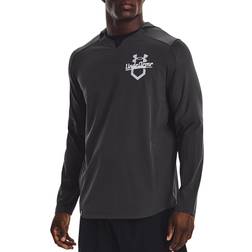 Under Armour Men's Cage Hooded Jacket, Medium, Jet Gray/White