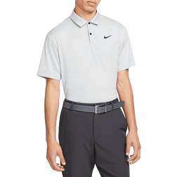 Nike Men's Dri-FIT Tour Solid Golf Polo, Medium, Light Smoke Grey/Black