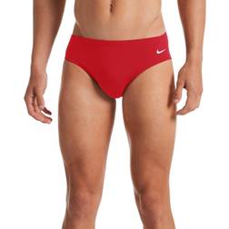 Nike swim men's poly hydrastrong solid briefs university red