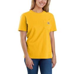 Carhartt Women's Loose Fit Heavyweight Short-Sleeve Pocket T-Shirt Yellow