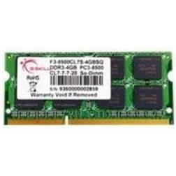 G.Skill Standard DDR3 1066MHz 4GB (F3-8500CL7S-4GBSQ)