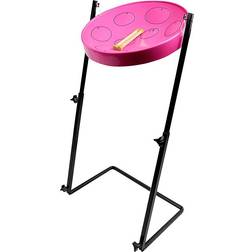 Panyard Jumbie Jam Steel Drum Kit with Metal Z-Floor Stand Pink