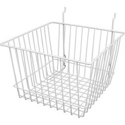 Econoco 12 W H White Deep Wire Basket