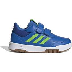 Adidas Kid's Tensaur Hook And Loop Shoes - Bright Royal/Lucid Lime/Royal Blue