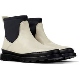 Camper Brutus leather boots white