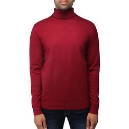 XRay Men's Solid Turtleneck Sweater Red