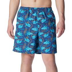 Columbia Super Backcast Swim Shorts for Men Carbon Ballybait Print