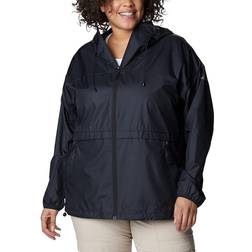 Columbia Women's Alpine Chill Windbreaker Plus Size Jacket - Black
