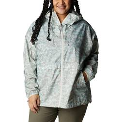 Columbia Women's Alpine Chill Windbreaker Plus Size Jacket - Chalk