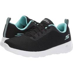 Skechers Women's GO Walk JOY-15641 Sneaker, Black/Aqua