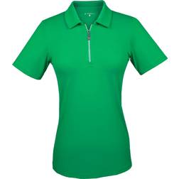 Sofibella Women's Short Sleeve Golf Polo, Medium, Sprout