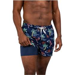 Chubbies Men's Lined Classic Swim Trunks, Medium, Navy