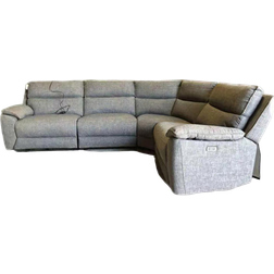 Furniture One Power Reclining Sectional Sofa 117" 5 Seater