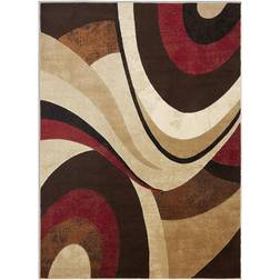 Home Dynamix Tribeca Slade Red, Brown 62x86"