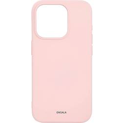 Gear Onsala iPhone 15 Pro Silicone deksel rosa