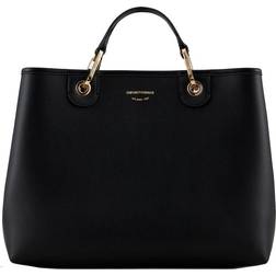 Emporio Armani Medium MyEA Shopper Bag - Deep Black