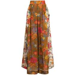 Zimmermann Skirts CREAM/BROWN FLORAL
