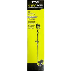 Ryobi 40v string trimmer brushless fiber shaft 17" whisper series ry402110vnm