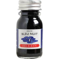 Herbin Fountain Ink 10 ml, blekk til reservoarpenner – blå bleu nuit