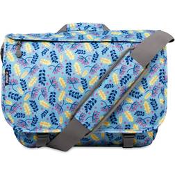 J World Thomas Laptop Messenger Bag - Sky Leaves