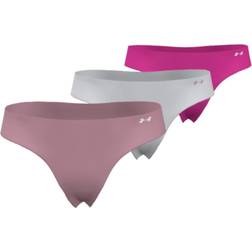 Under Armour Damen Pure Stretch Tanga, 3er-Pack