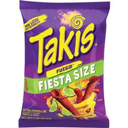 Takis Fuego Hot Chili Pepper & Lime Flavored Corn Snacks Chips 20oz