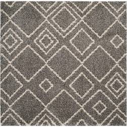 Safavieh Arizona Shag Collection Beige, Brown 78.7x78.7"