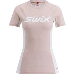 Swix RaceX Bodyw SS W - Peach Whip/Bright White