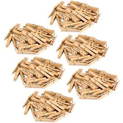 Teacher Created Resources STEM Basics: Medium Clothespins 50 Per Pack 6 Packs