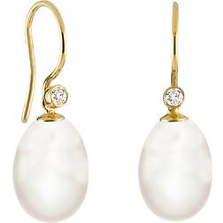 Rabinovich Contessa Earrings - Gold/Pearls/Diamonds