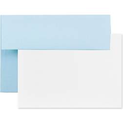 Jam Paper Stationery Set A7 Size Baby Blue 25/Pack