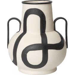 Ferm Living Trace Off-white Vase 37.5cm