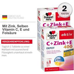 Doppelherz aktiv c + zink + e 400 depot tabletten