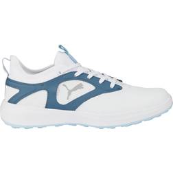 Puma Women's Ignite Malibu Golf Shoes, 5.5, White/Blue/Navy