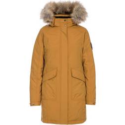 Trespass Women's Bettany DLX Down Parka Jacket - Sandstone