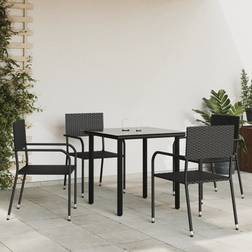 vidaXL 5 Garden Patio Dining Set