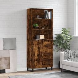 vidaXL Highboard røkt eik Skjenk 69.5x180cm