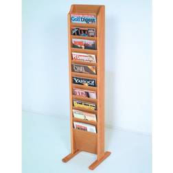 Mallet Cascade Free Standing 10 Pocket Magazine